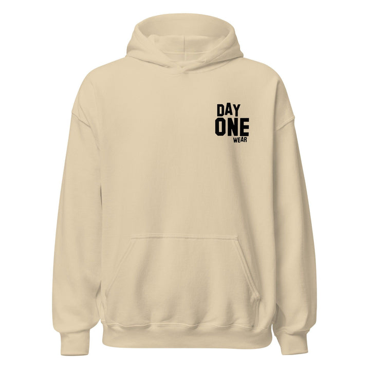 Day One Wear Hoodie (Black Print)