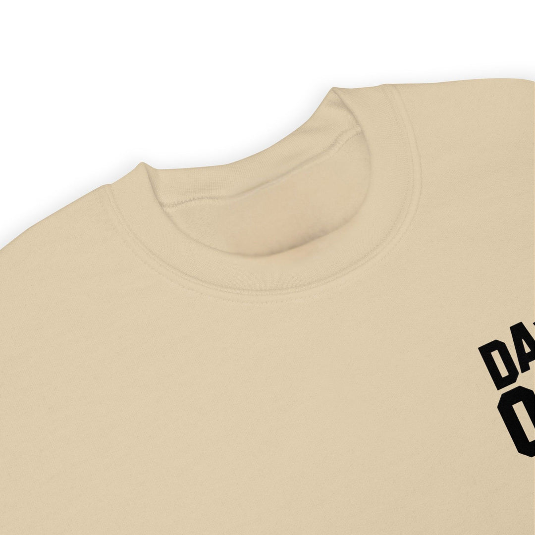 Day One Wear Crew Neck Sweatshirt (Black Print)