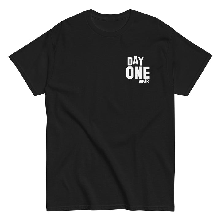 Day One Wear T-Shirt (White Print)