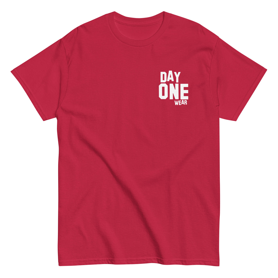 Day One Wear T-Shirt (White Print)