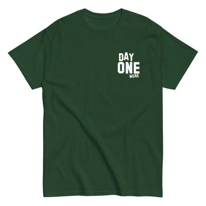 Day One Wear T-Shirt (White Print)