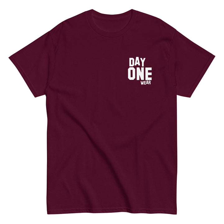 Day One Wear T-Shirt (White Print)