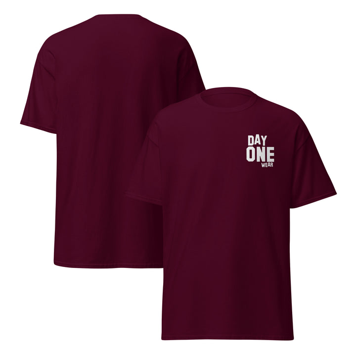 Day One Wear T-Shirt (White Print)