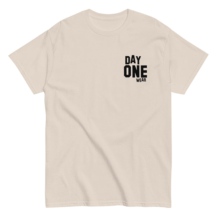 Day One Wear T-Shirt (Black Print)