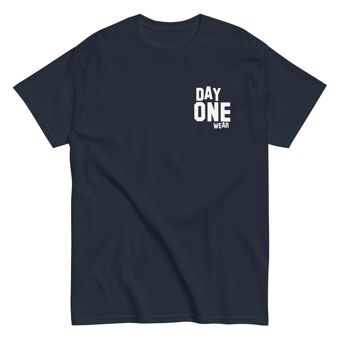 Day One Wear T-Shirt (White Print)