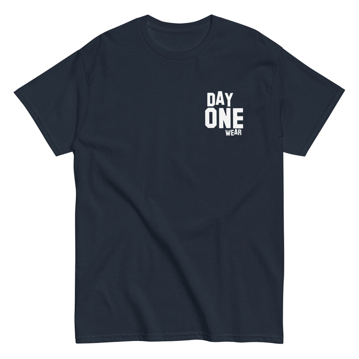 Day One Wear T-Shirt (White Print)
