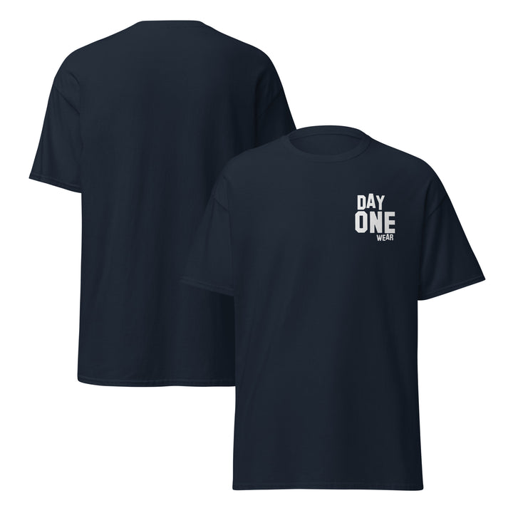 Day One Wear T-Shirt (White Print)
