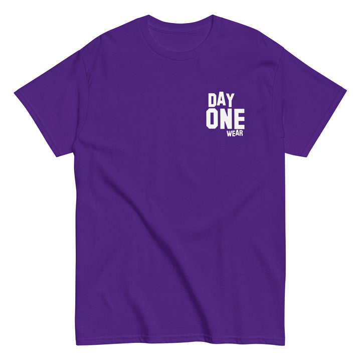 Day One Wear T-Shirt (White Print)