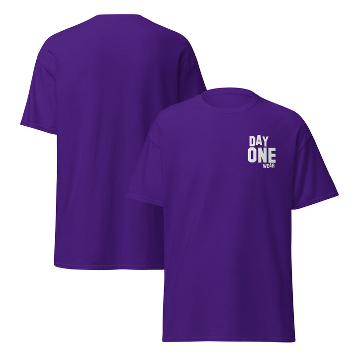 Day One Wear T-Shirt (White Print)