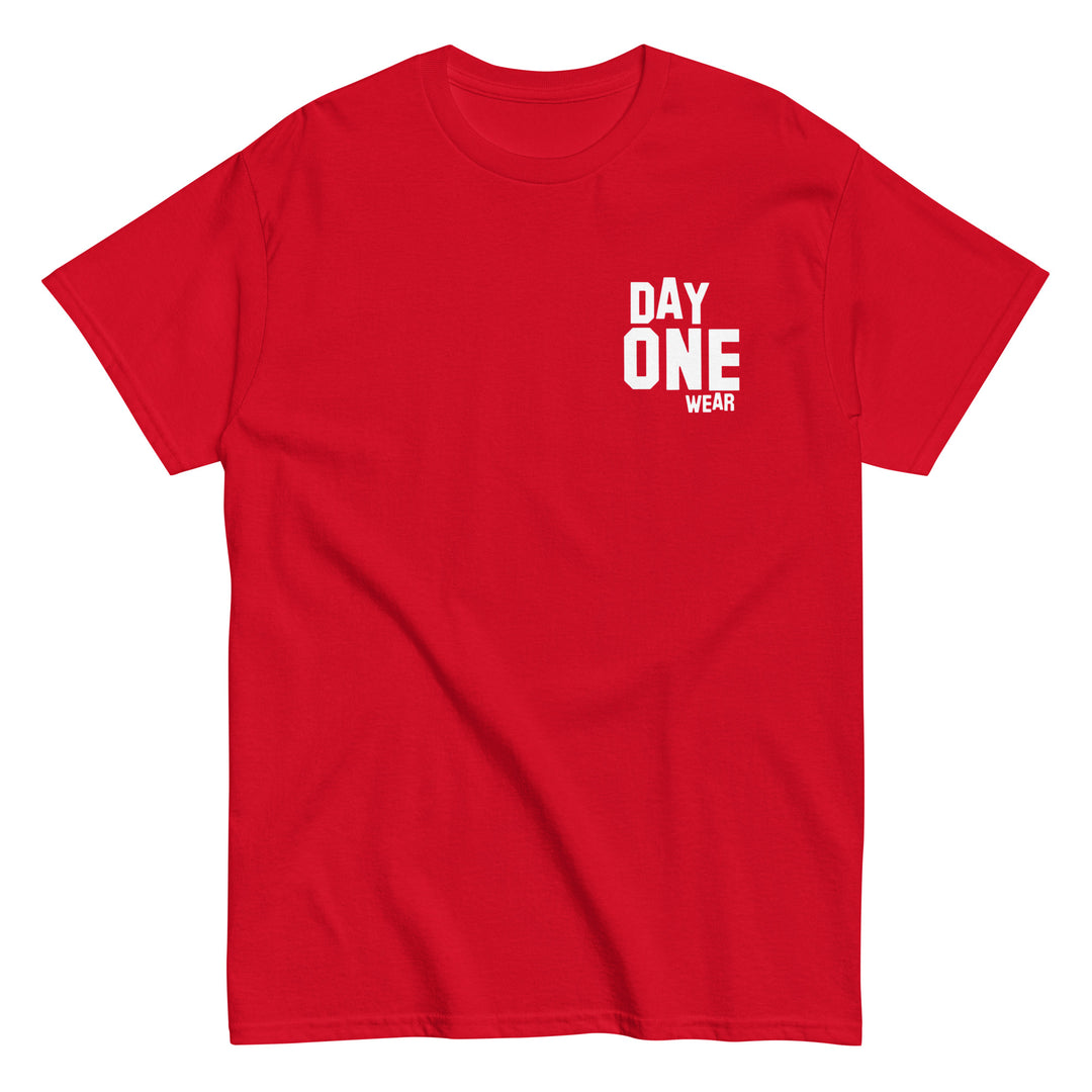 Day One Wear T-Shirt (White Print)