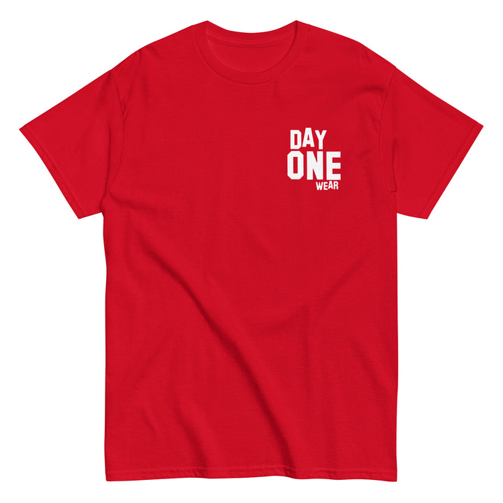 Day One Wear T-Shirt (White Print)