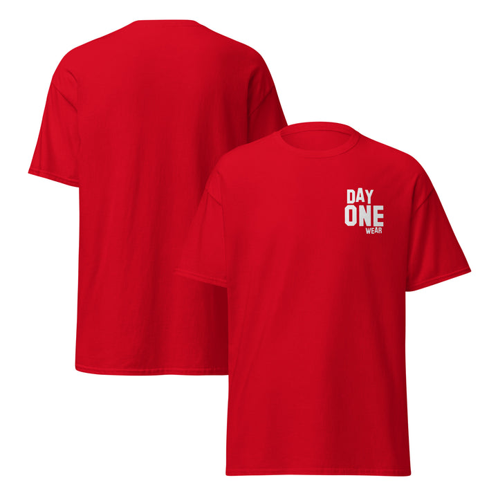 Day One Wear T-Shirt (White Print)