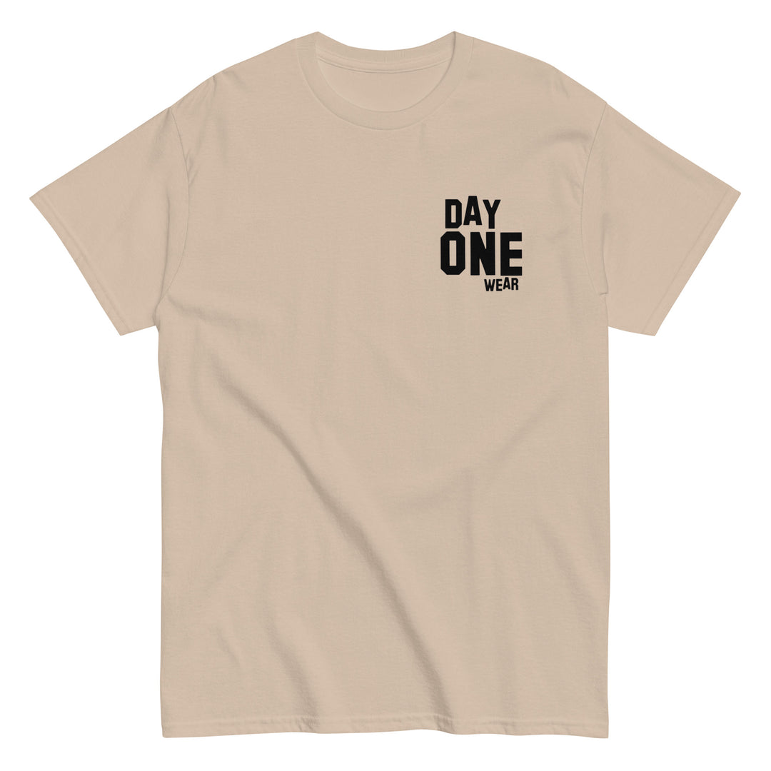 Day One Wear T-Shirt (Black Print)