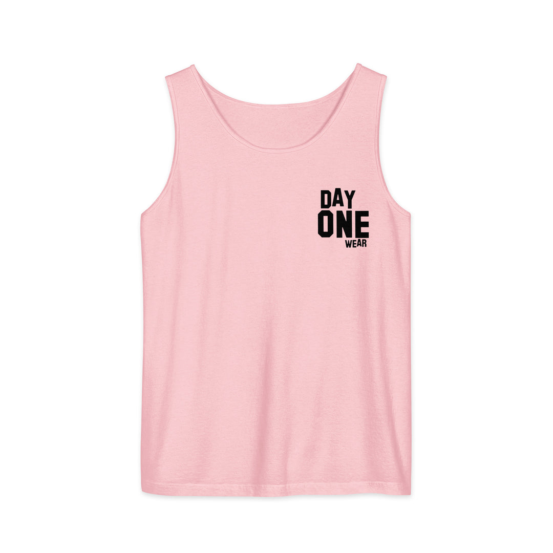 Day One Wear Tank Top (Black Print)