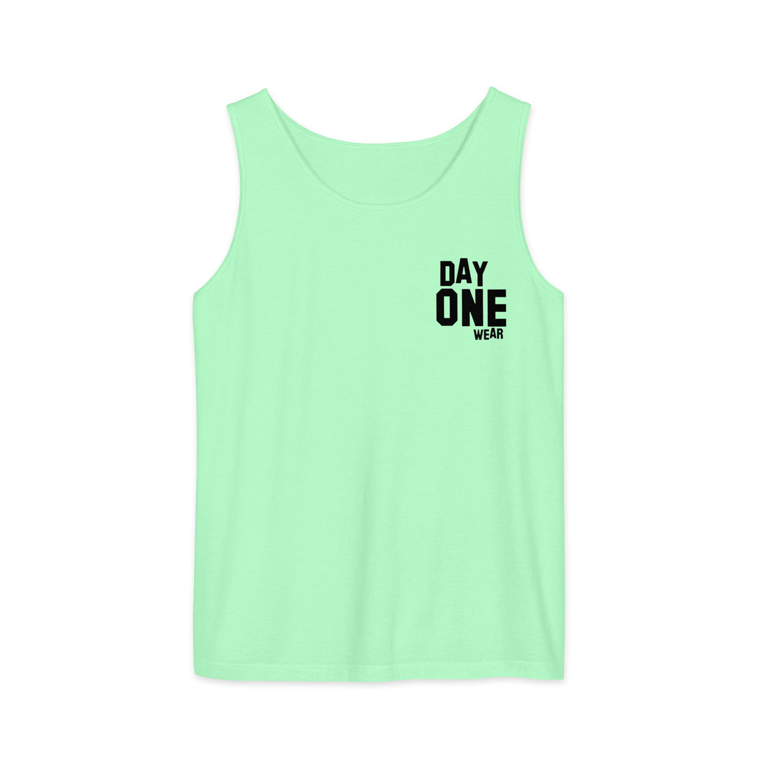 Day One Wear Tank Top (Black Print)