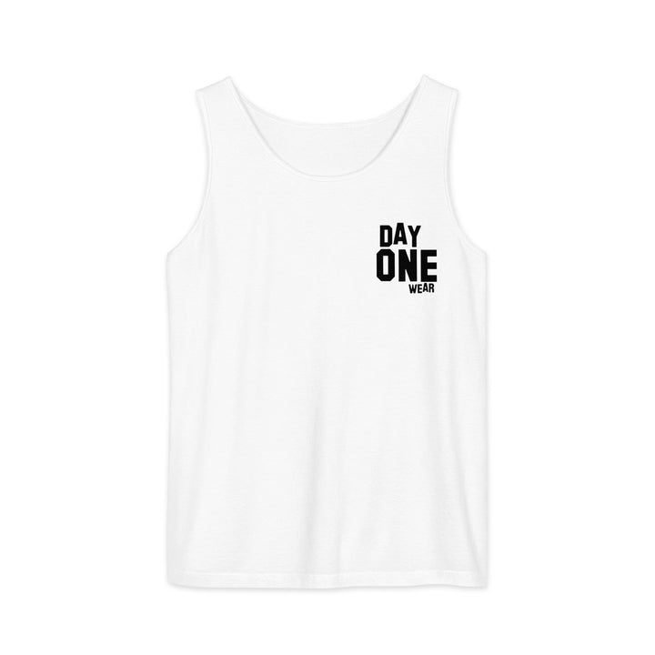 Day One Wear Tank Top (Black Print)