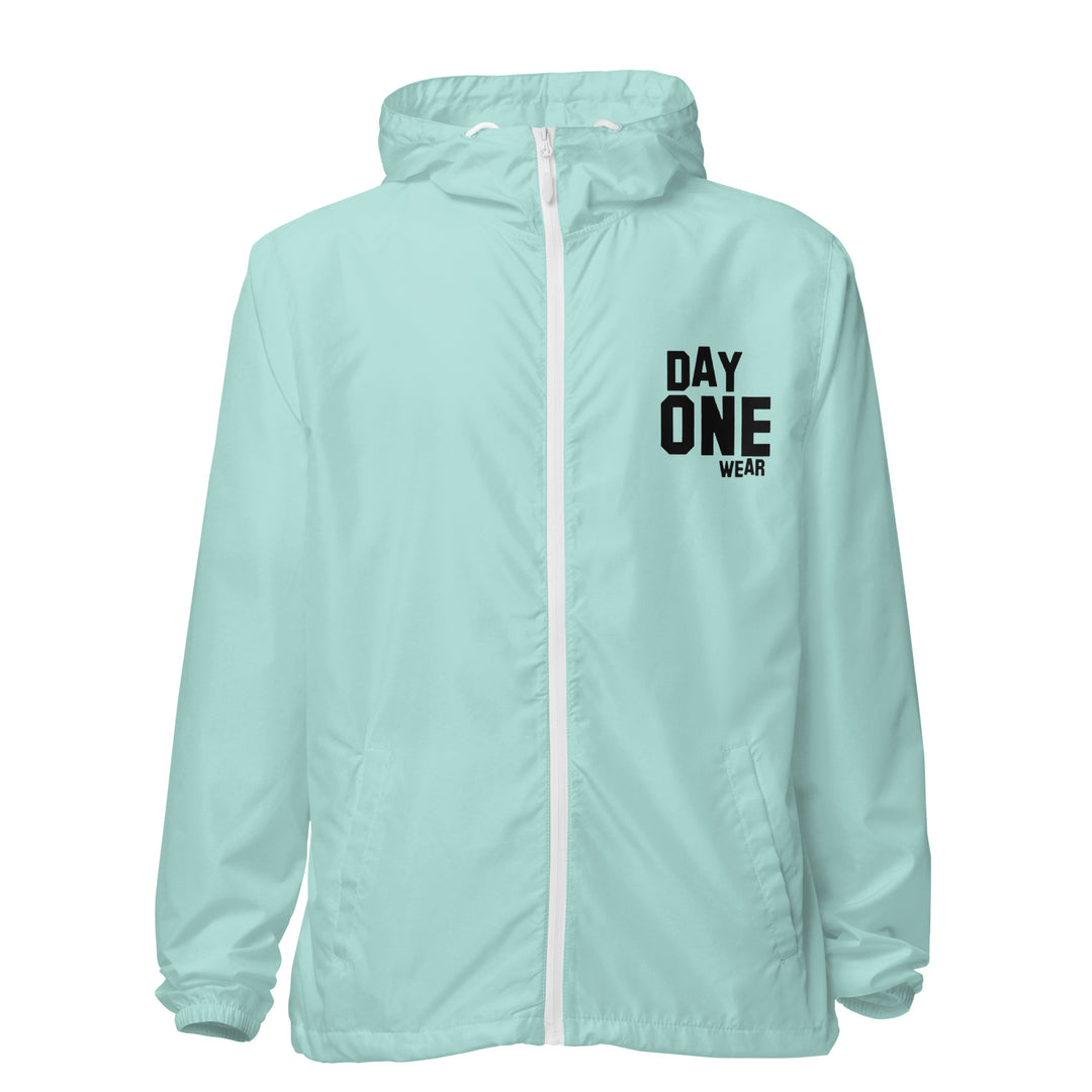 Day One Wear WindBreaker Zip Jacket (Black Print)