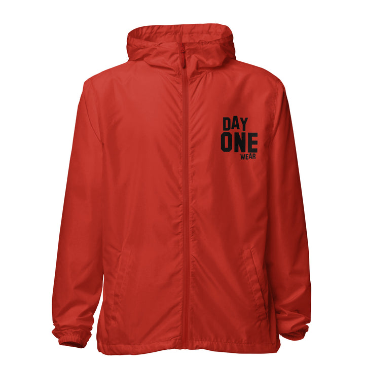 Day One Wear WindBreaker Zip Jacket (Black Print)