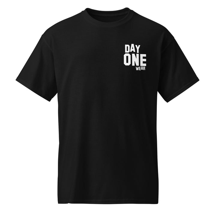 Day One Wear Tee (White Print)