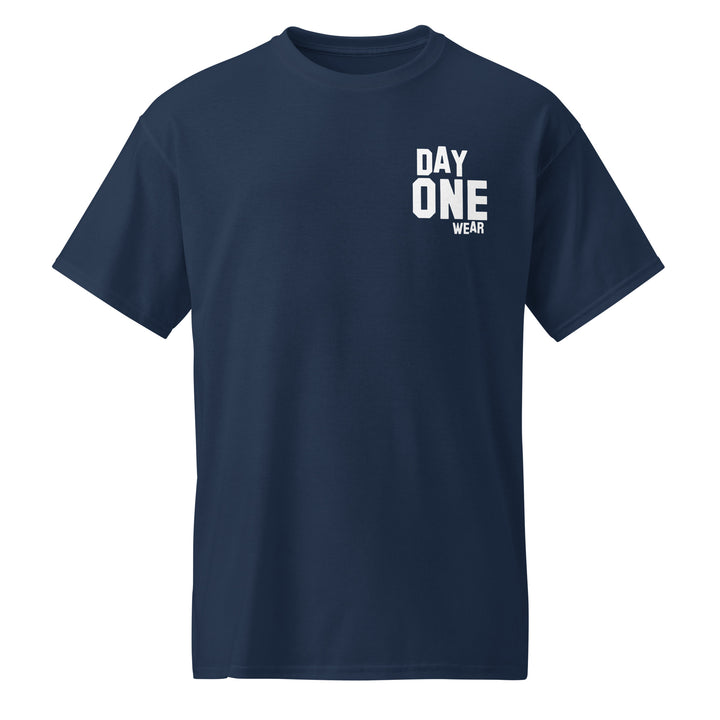 Day One Wear Tee (White Print)
