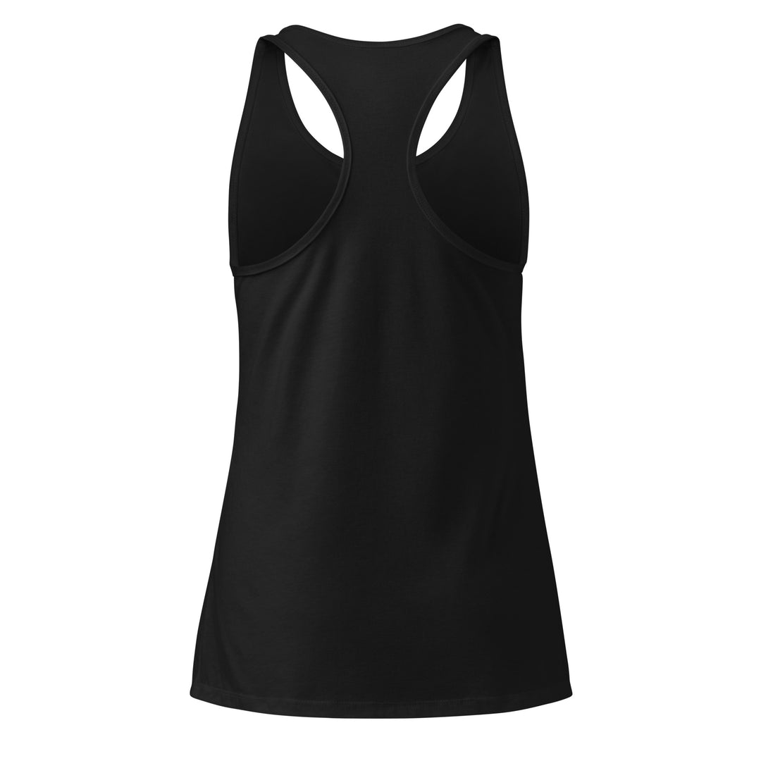 Women's Day One Wear RacerBack Tank Top (White Print)