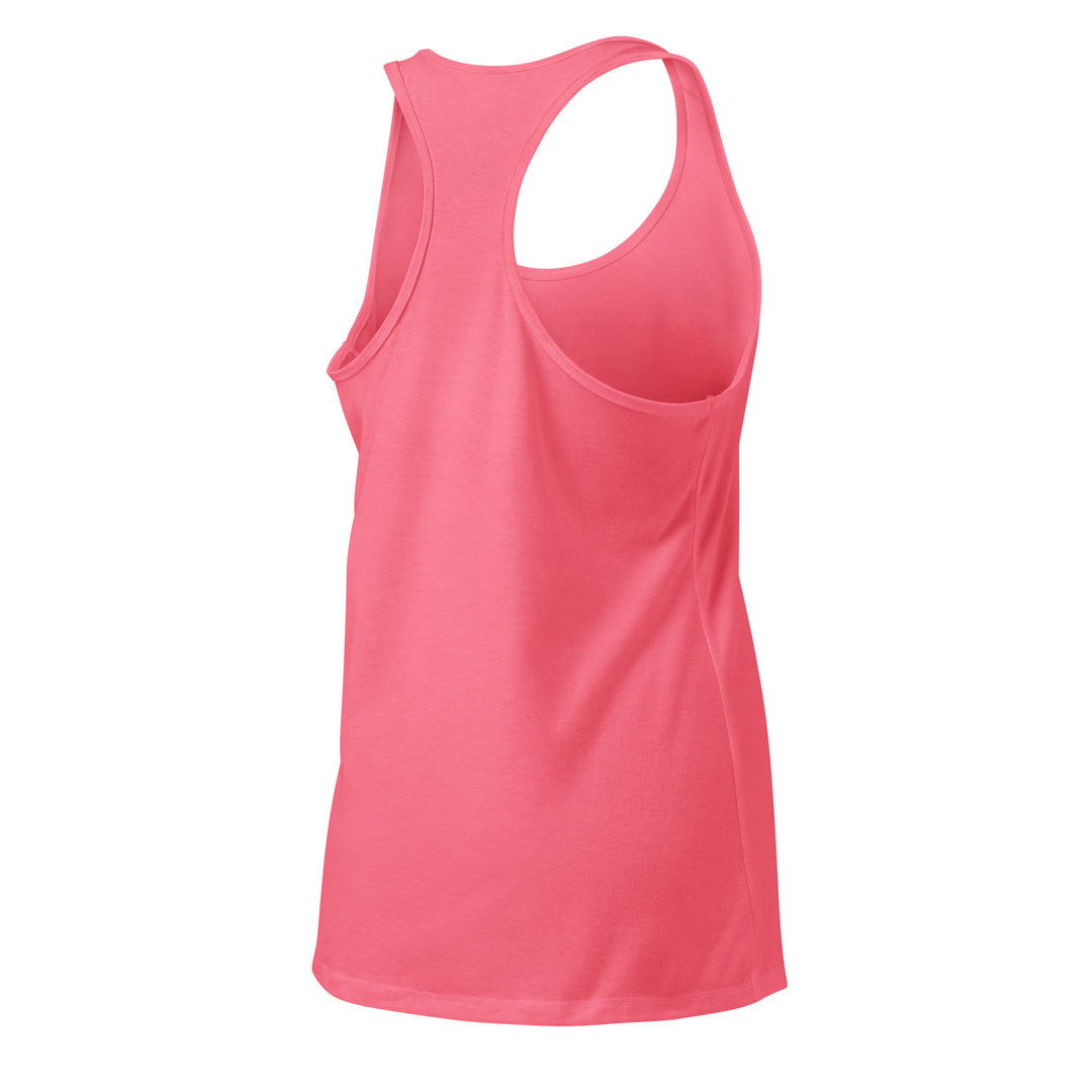 Women's Day One Wear RacerBack Tank Top (White Print)