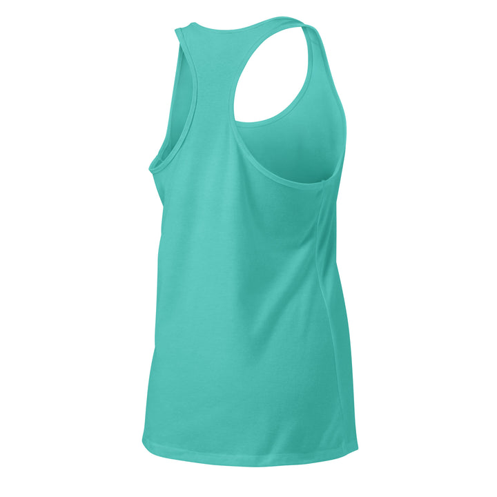 Women's Day One Wear RacerBack Tank Top (White Print)